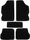 Autopataki Set of Front and Rear Mats 5pcs for Citroen Saxo Black