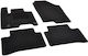 Rigum Σετ Μπροστινά και Πίσω Πατάκια 4τμχ για Hyundai Tucson Μαύρα