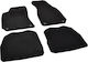 Rigum Set of Front and Rear Mats 4pcs for Skoda Superb 2001 2008 Black