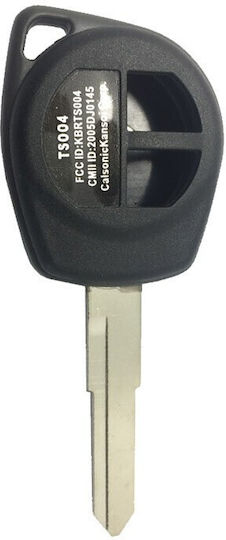 Car Key Shell with Blade with 2 Buttons for Suzuki