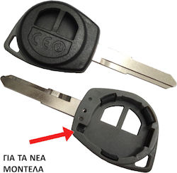 Car Key Shell with Blade with 2 Buttons for Suzuki