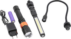 DMAX Επαναφορτιζόμενος Φακός LED 350lm DMAX Επαναφορτιζόμενος Φακός LED 350lm