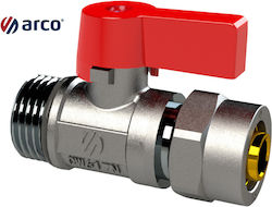 Arco Straight Water Valve Male