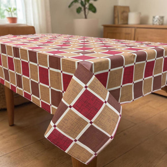 Linea Home Tischdecke Rote 140x140cm