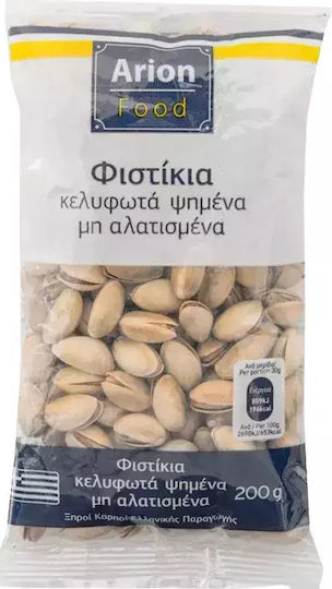 Arion Food Φιστίκια Κελυφωτά Ψημένα Χωρίς Αλάτι 200gr