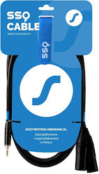 MIXLR3 XLR male - 2 x XLR female 3m