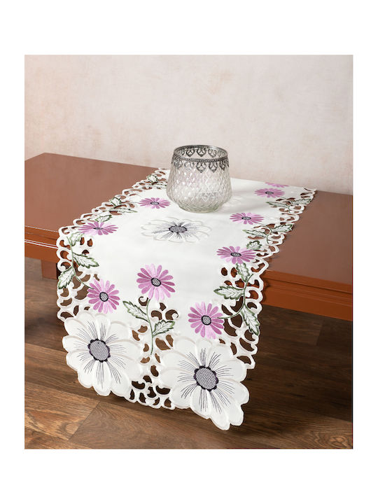 Silk Fashion Ράνερ Κοφτό Μωβ 40x170εκ.