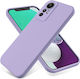 Silky Soft Touch Finish Back Cover Σιλικόνης 2mm Λιλά (Redmi Note 12S)