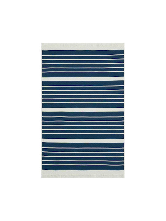 Rug Rectangular Blue