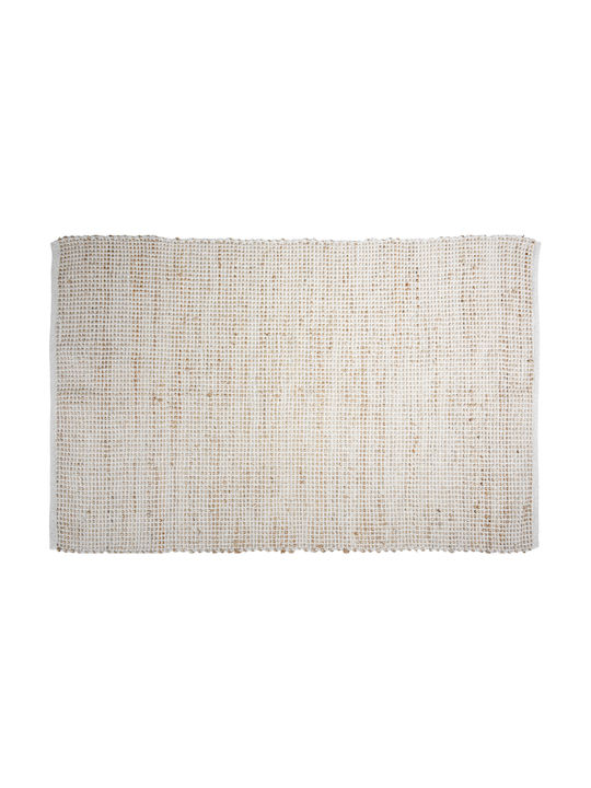 Koopman Rug Rectangular Summer from Jute White