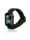 Beline Λουράκι Σιλικόνης Μαύρο (Apple Watch 42/44/45mmRealme Watch)