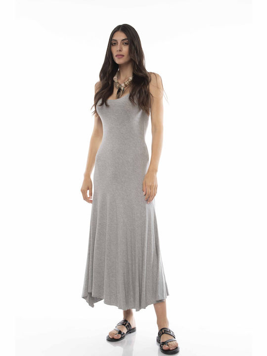 Raffaella Collection Summer Midi Dress Gray