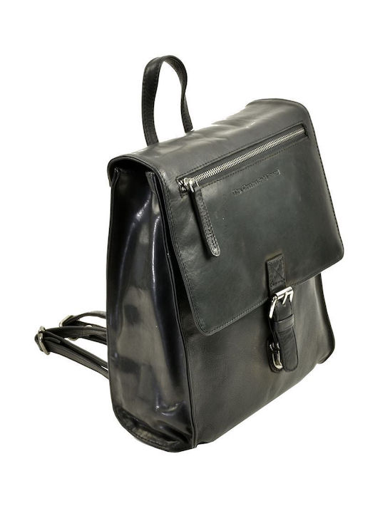 The Chesterfield Brand Women's Leather Mobile Wallet Backpack Black