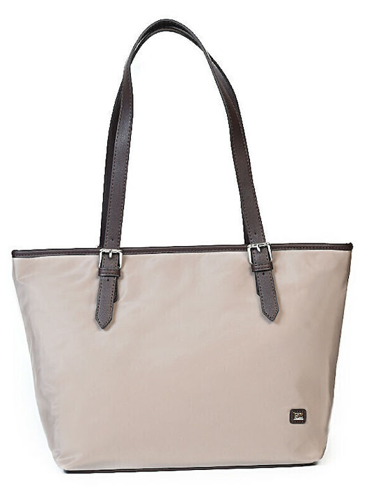 Francinel Women's Bag Shopper Shoulder Beige