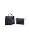 Damentasche Schultertasche Marineblau
