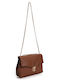 Damentasche Schultertasche Tabac Braun