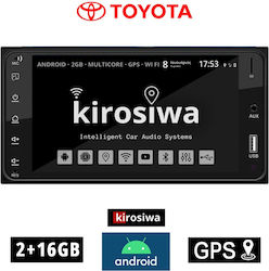 Kirosiwa Ηχοσύστημα Αυτοκινήτου για Toyota Celica / Rav 4 / Hilux / Urban Cruiser / MR2 / Prius (Bluetooth/USB/GPS) με Οθόνη Αφής 7"