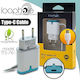 Loophole Charger with Built-in Cable with USB-A...