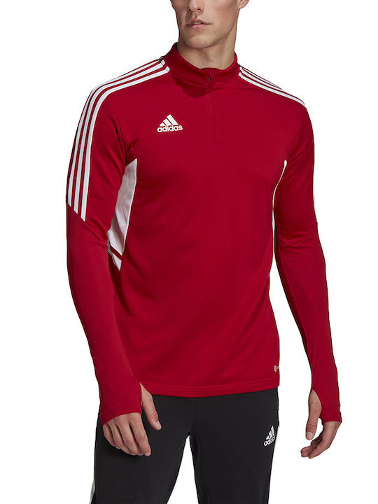 Adidas Condivo 22 Ανδρική Αθλητική Μπλούζα Κοντομάνικη Κόκκινη