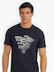 Guess Men's Short Sleeve T-shirt Navy Blue