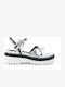 Women's Flat Sandals White