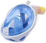 Μάσκα Θαλάσσης Full Face με Αναπνευστήρα Free Breath L/XL σε Μπλε χρώμα