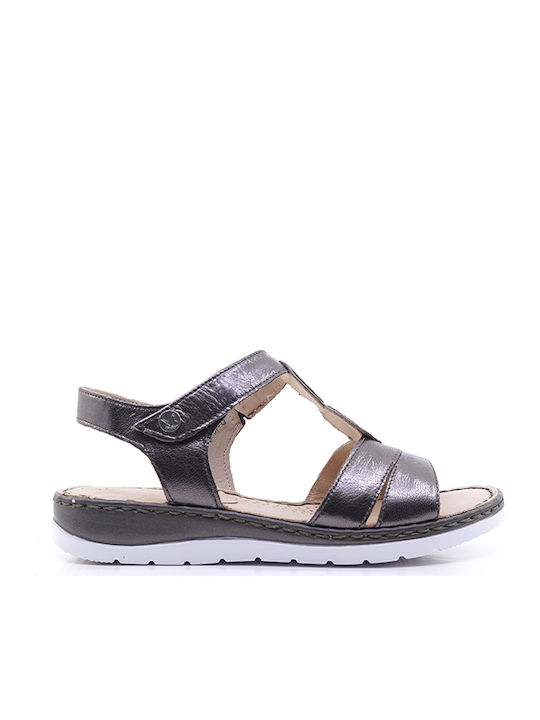 Caprice Leather Women's Flat Sandals Flatforms ...