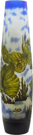 Multicolour Glass Vase Φ10xH41cm