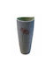 Lampiris Interiors Decorative Vase Blue 11x11x26cm
