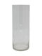 Vază Decorativă Sticlă Transparent 18x18x46cm 1buc