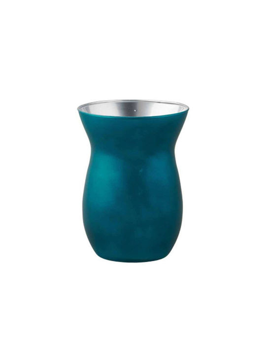 Διακοσμητικό Βάζο Glas Blau 18cm 1Stück