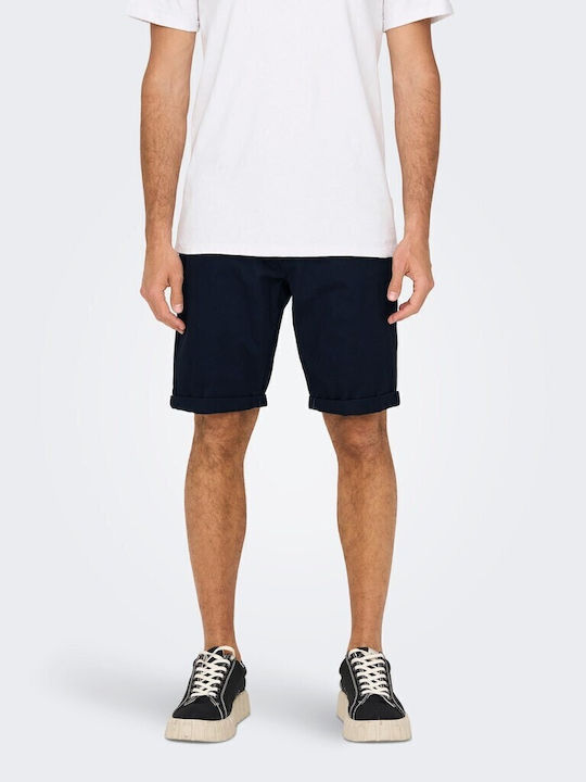 Only & Sons Ανδρική Βερμούδα Chino Grey / Chinc...