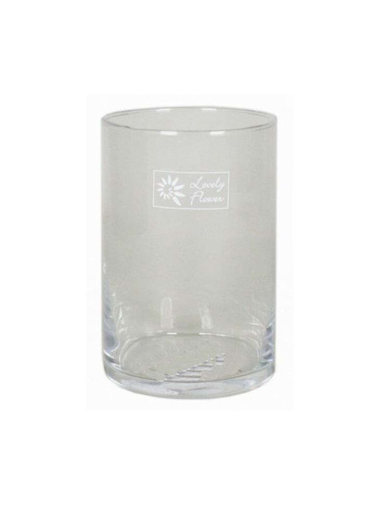 Floran Glass Vase 10x10x15cm