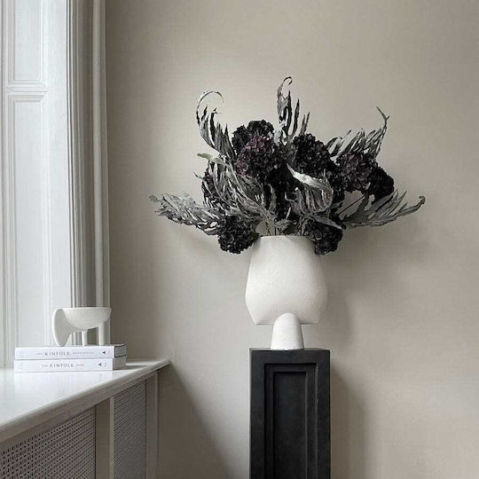 101 Copenhagen Βάζο Κεραμικό Λευκό Φ17xΥ43cm