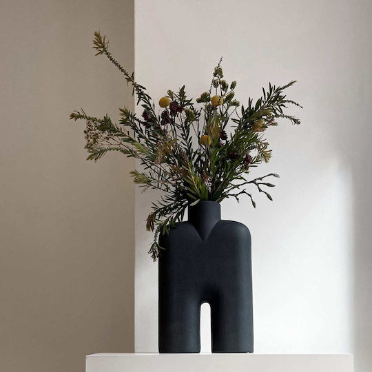 101 Copenhagen Ceramic Vase Black Diameter 10xHeight 45cm