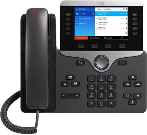 Cisco 8851-3PCC Verkabelt IP-Telefon in Schwarz