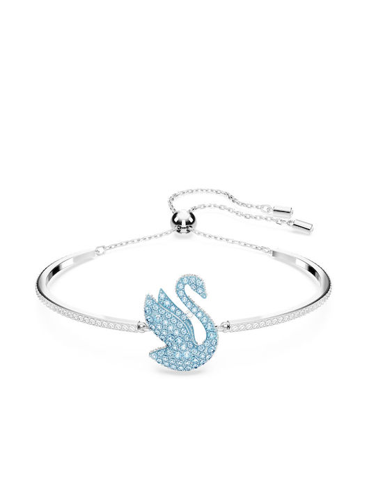 Swarovski Γυναικείο Βραχιόλι Χειροπέδα Iconic Swan