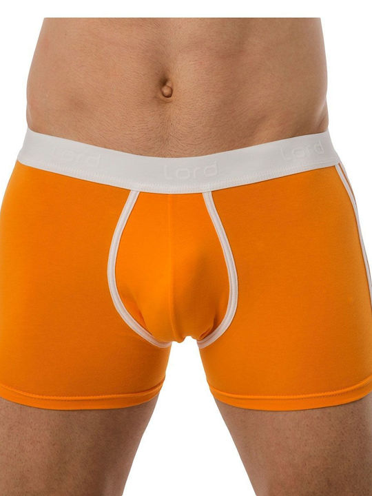 Men's Boxer Orange with Patterns