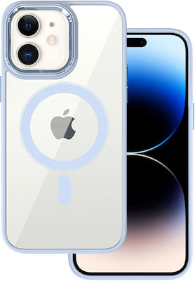 Hybrid Back Cover Silicone / Plastic Magnetic Light Blue (iPhone 11)