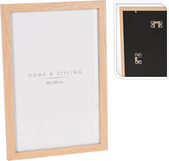 Koopman Wall-mounted Wooden Photo Frame with Beige Frame