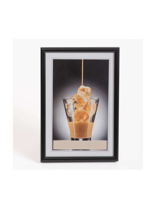 Metallic Photo Frame with Black Frame