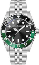 Rocco Barocco Uhr Batterie mit Metallarmband Rocco Barocco Uhr Batterie mit Metallarmband