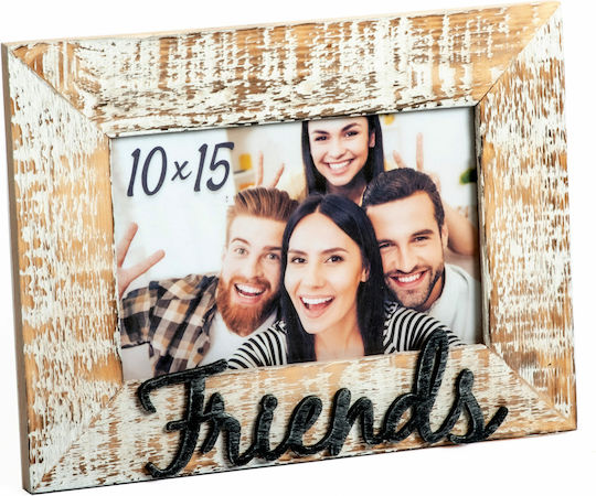 Wooden Photo Frame with Beige Frame