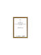 General Trade Plastic Wall-Mounted Photo Frame With Brown Frame