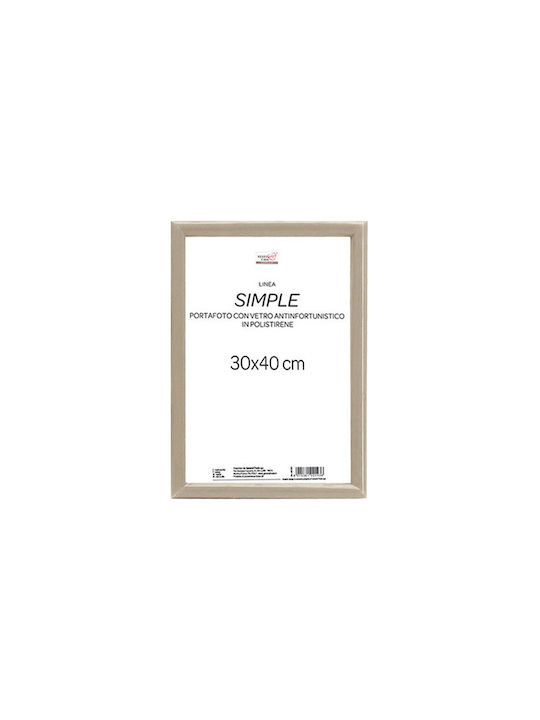 General Trade Plastic Wall-Mounted Photo Frame With Brown Frame