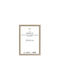 General Trade Plastic Wall-Mounted Photo Frame With Brown Frame