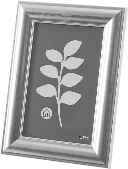 Unimasa Photo Frame with Silver Wooden Frame 10x15