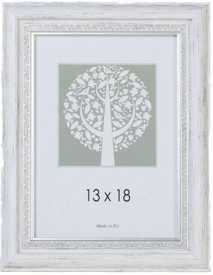 The Paper Box Wooden Wall-Mounted Photo Frame With White Frame