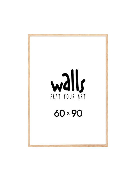 Walls Κορνίζα Τοίχου Ξύλινη με Μπεζ Πλαίσιο