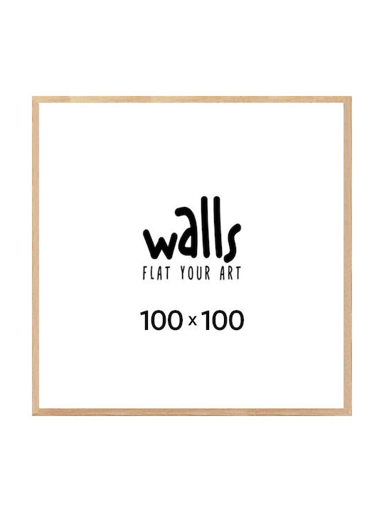 Walls Κορνίζα Τοίχου Ξύλινη με Μπεζ Πλαίσιο